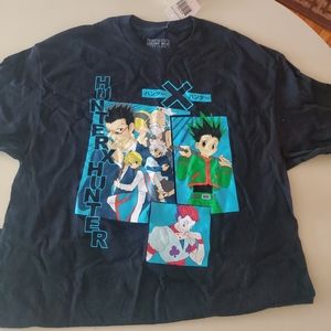 NWT Hunter X Hunter size L black short sleeve tshirt